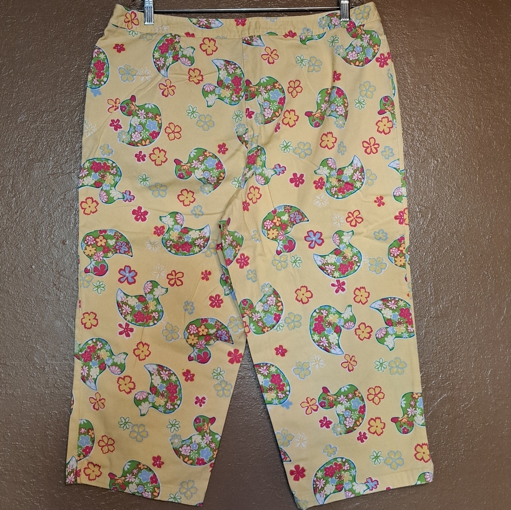 Duck Head Pale Yellow Ankle Pants Size 20W - Picture 2 of 7